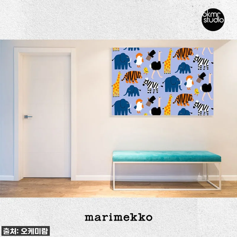 마리메꼬 동물원 블루 캔버스 대형 거 관련 이미지 1