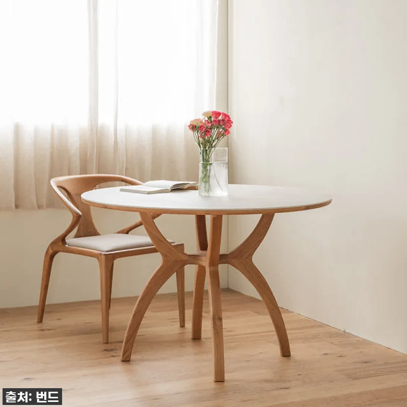 번드 카린 원형 포세린 세라믹 원목 관련 이미지 1