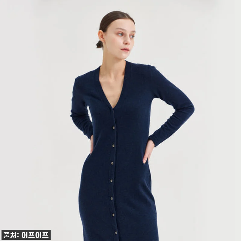 크램38 니콜리아 블루 니트 드레스, 관련 이미지 2