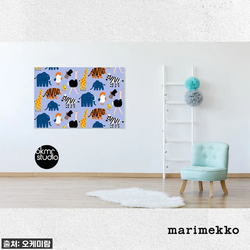 마리메꼬 동물원 블루 캔버스 대형 거 관련 이미지 2