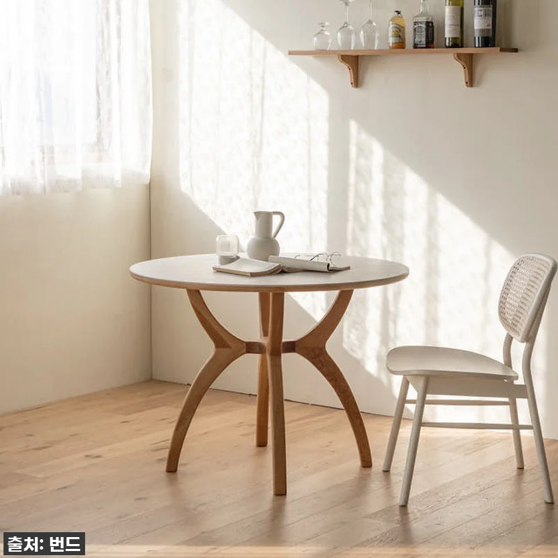 번드 카린 원형 포세린 세라믹 원목 관련 이미지 2