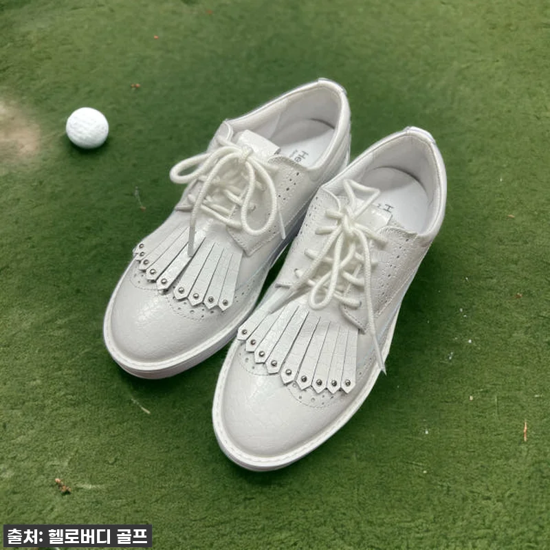헬로버디 여성 골프화 소가죽 수제화 관련 이미지 1