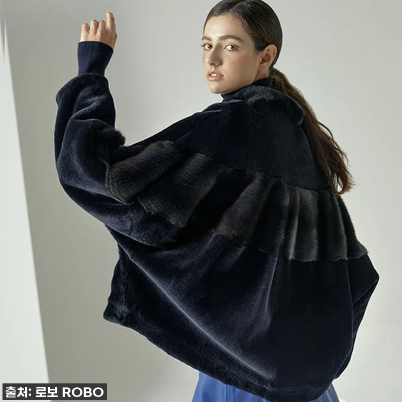 로보 밍크 콤비 무스탕 하프 코트, 관련 이미지 3