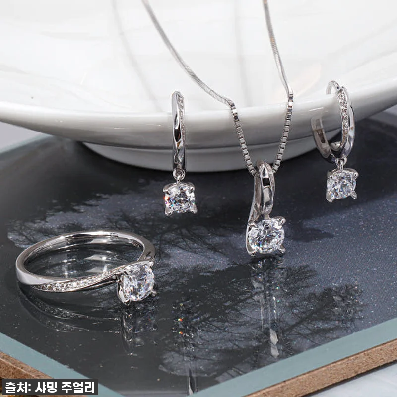 3부 5부 다이아 세트 키스미 목걸이 관련 이미지 3