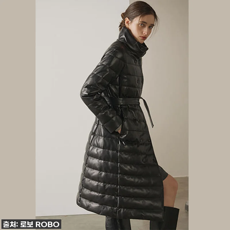 로보 더블 버튼 롱 구스다운 코트, 관련 이미지 3