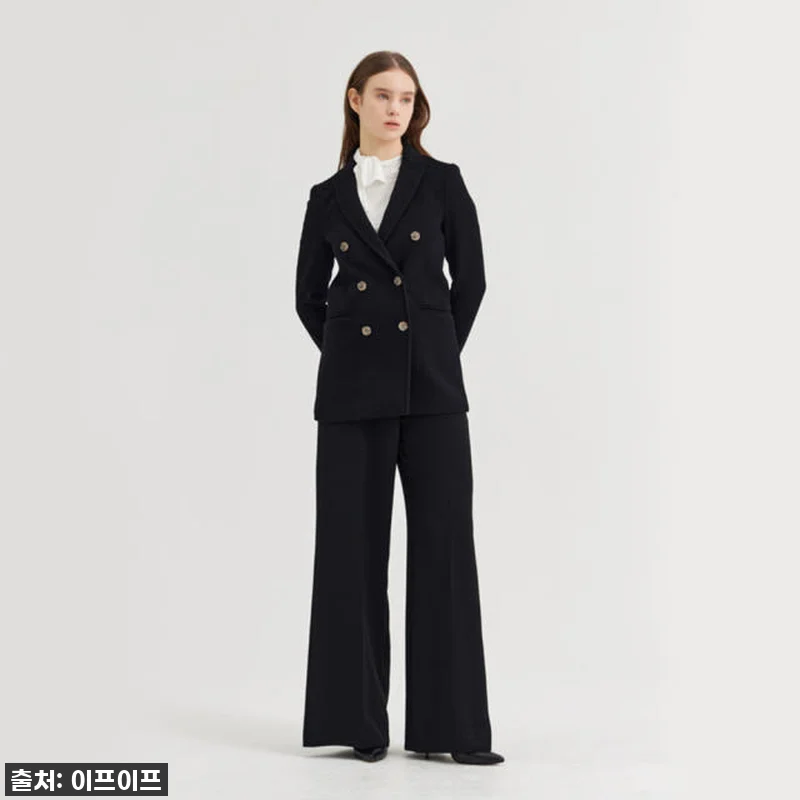 크램38 오로라 블랙 더블 버튼 자켓 관련 이미지 3