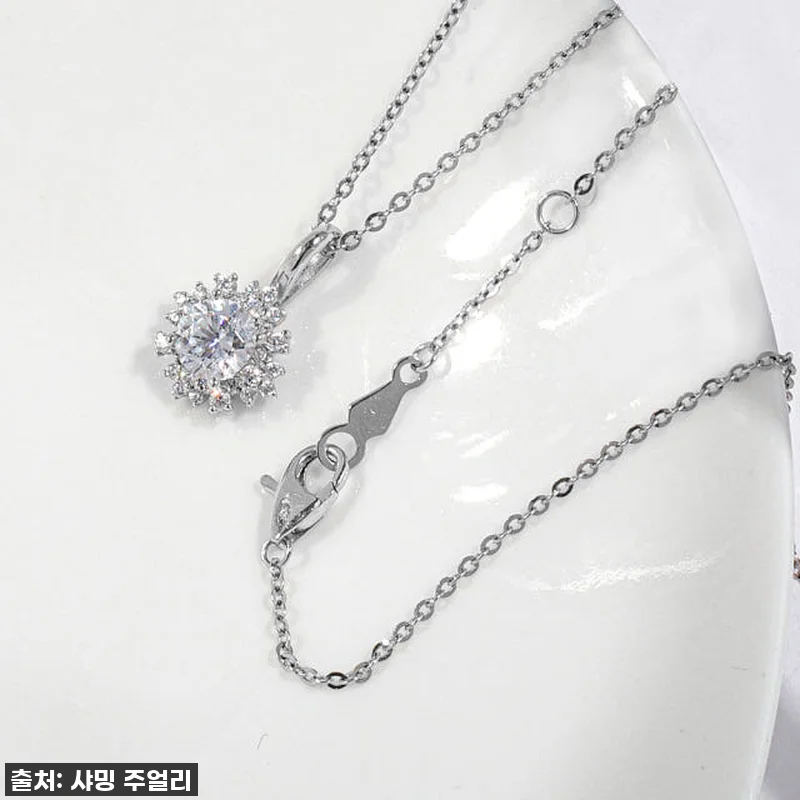 5부 다이아 목걸이 천연 우신 G V 관련 이미지 3