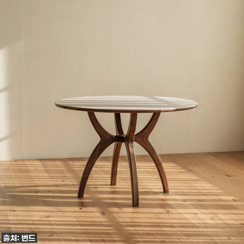 번드 카린 원형 포세린 세라믹 원목 관련 이미지 3