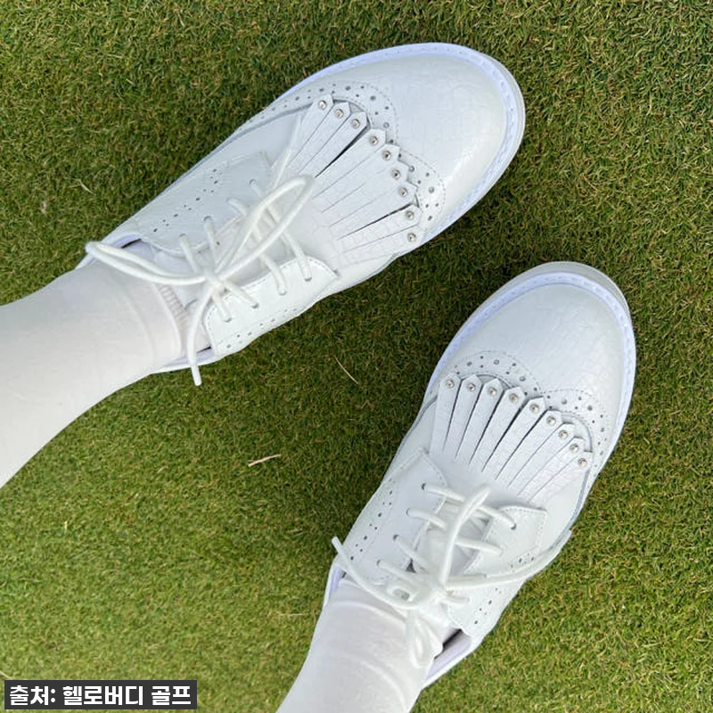 헬로버디 여성 골프화 소가죽 수제화 관련 이미지 2