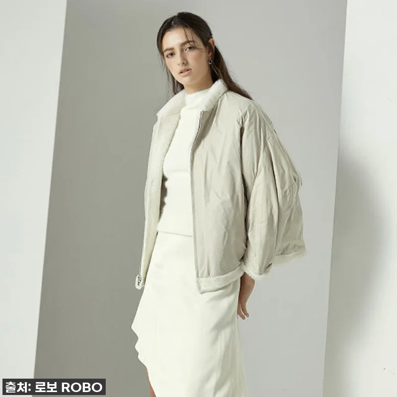 로보 밍크 콤비 무스탕 하프 코트, 관련 이미지 4