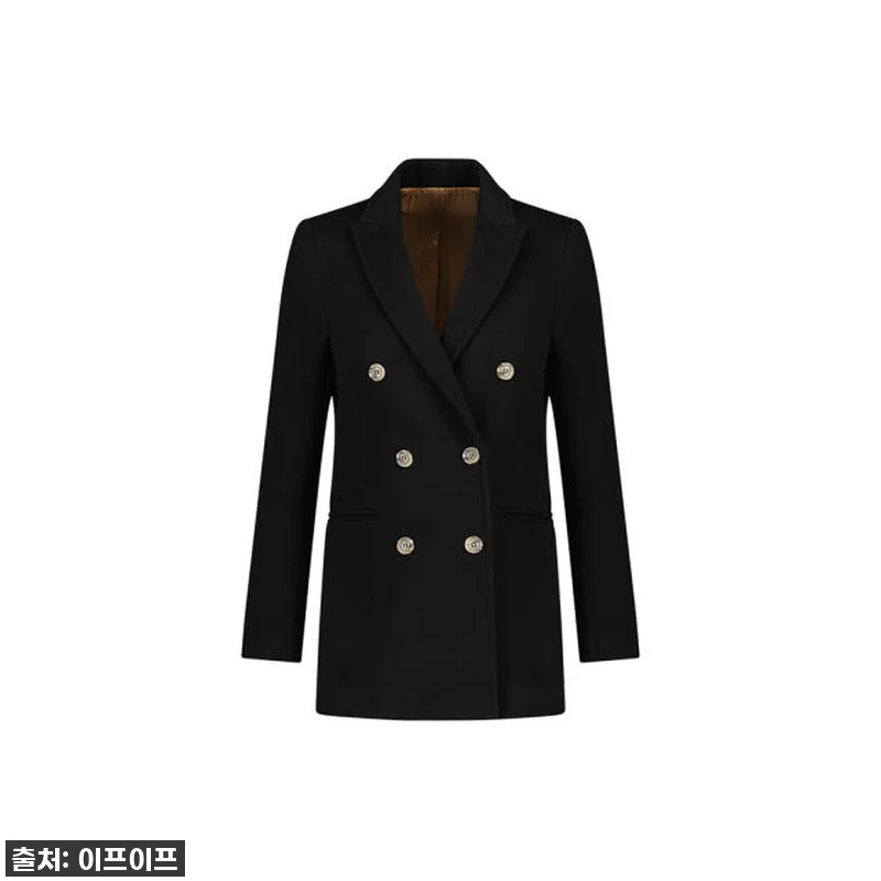 크램38 오로라 블랙 더블 버튼 자켓 관련 이미지 4