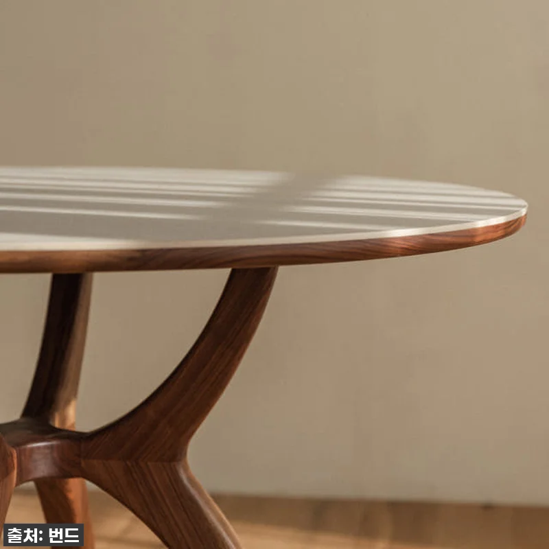 번드 카린 원형 포세린 세라믹 원목 관련 이미지 4