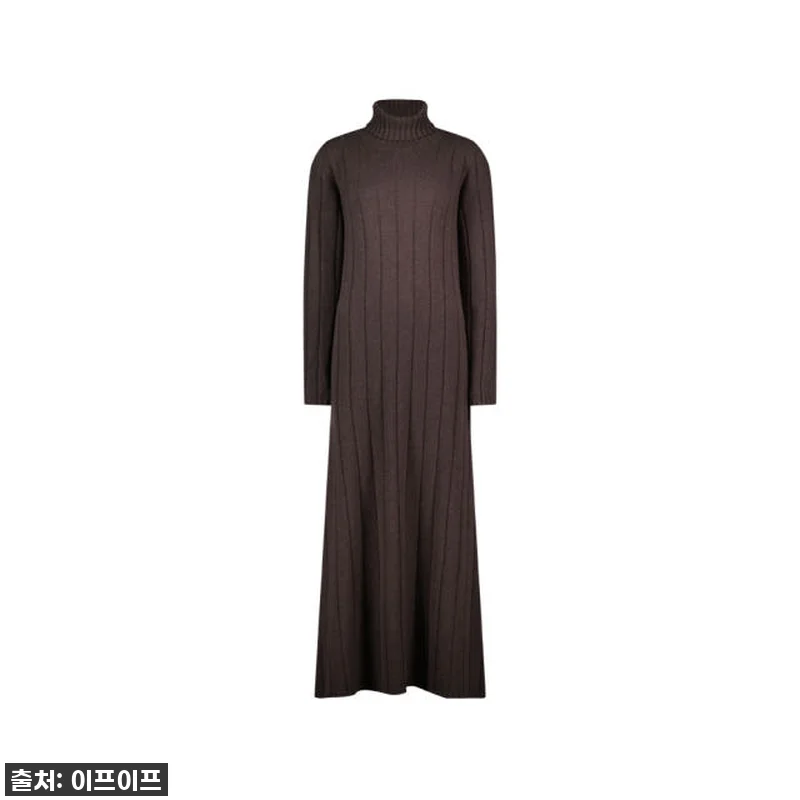 크램38 라타 터틀넥 골지 브라운 니 관련 이미지 4