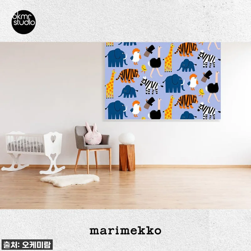 마리메꼬 동물원 블루 캔버스 대형 거 관련 이미지 4