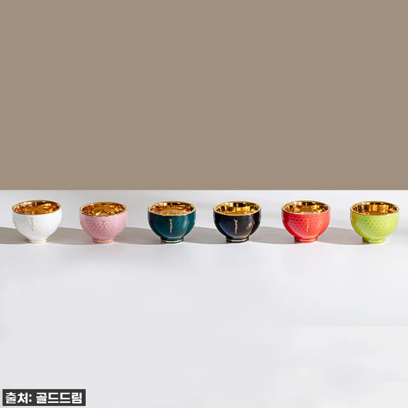 골드드림 24K 도자기 금잔 소주잔 관련 이미지 3