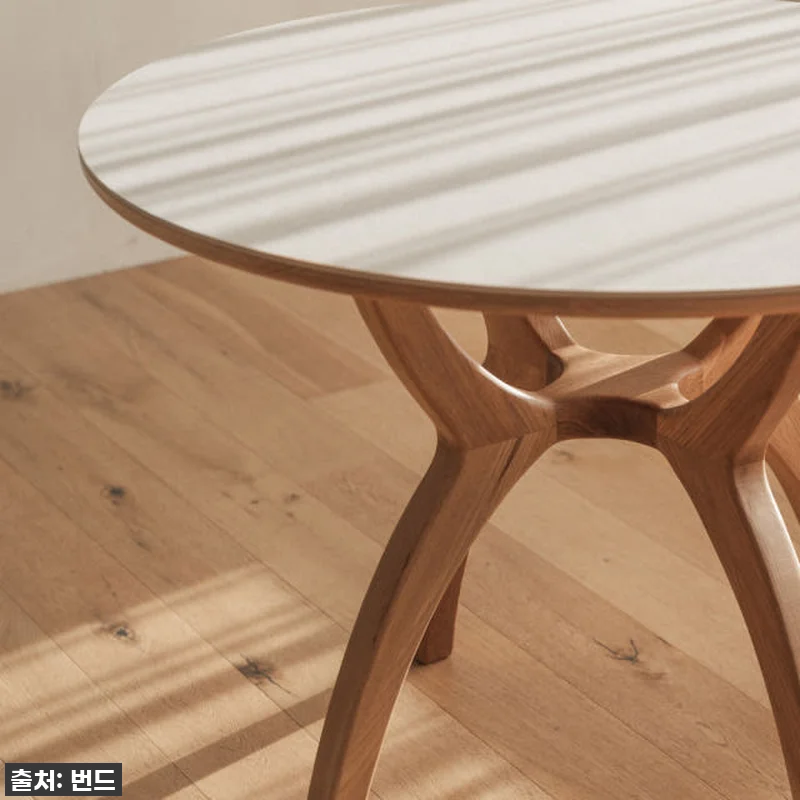 번드 카린 원형 포세린 세라믹 원목 관련 이미지 4