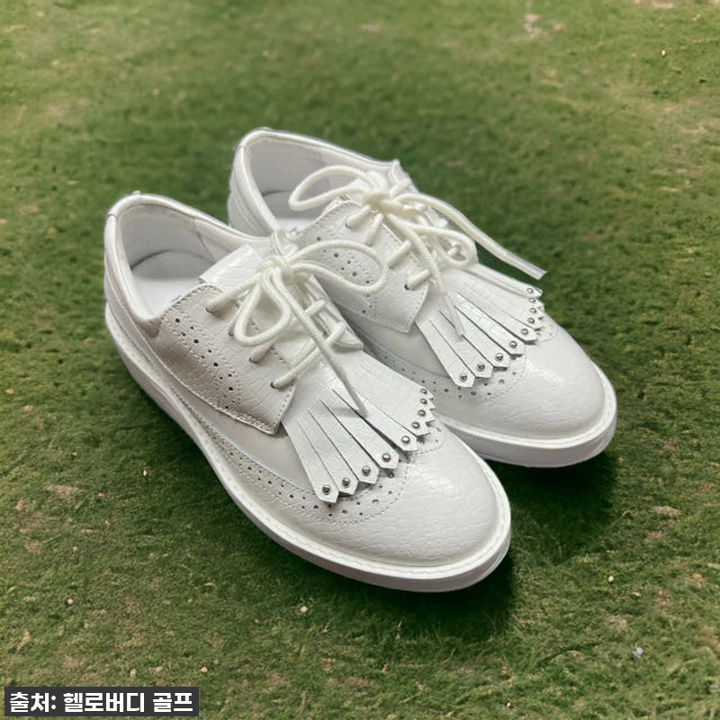 헬로버디 여성 골프화 소가죽 수제화 관련 이미지 3