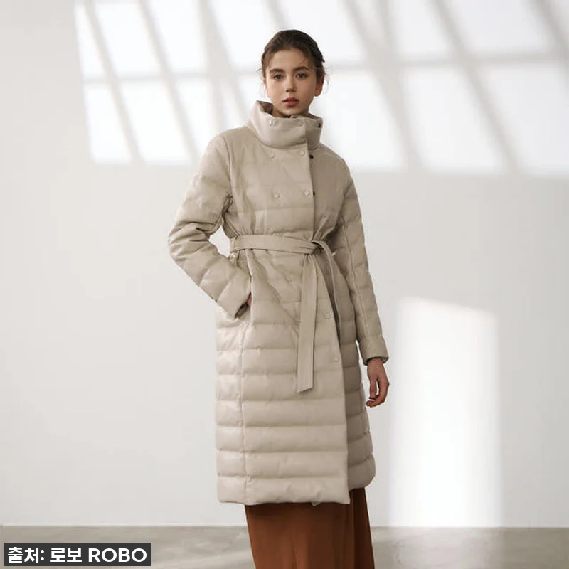 로보 더블 버튼 롱 구스다운 코트, 관련 이미지 5