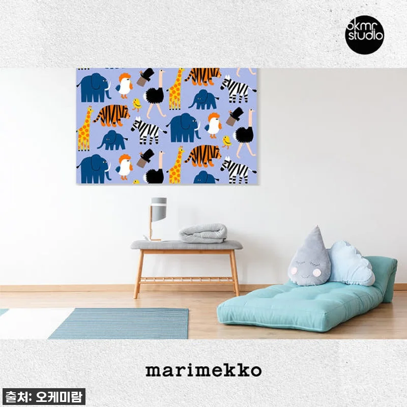 마리메꼬 동물원 블루 캔버스 대형 거 관련 이미지 5