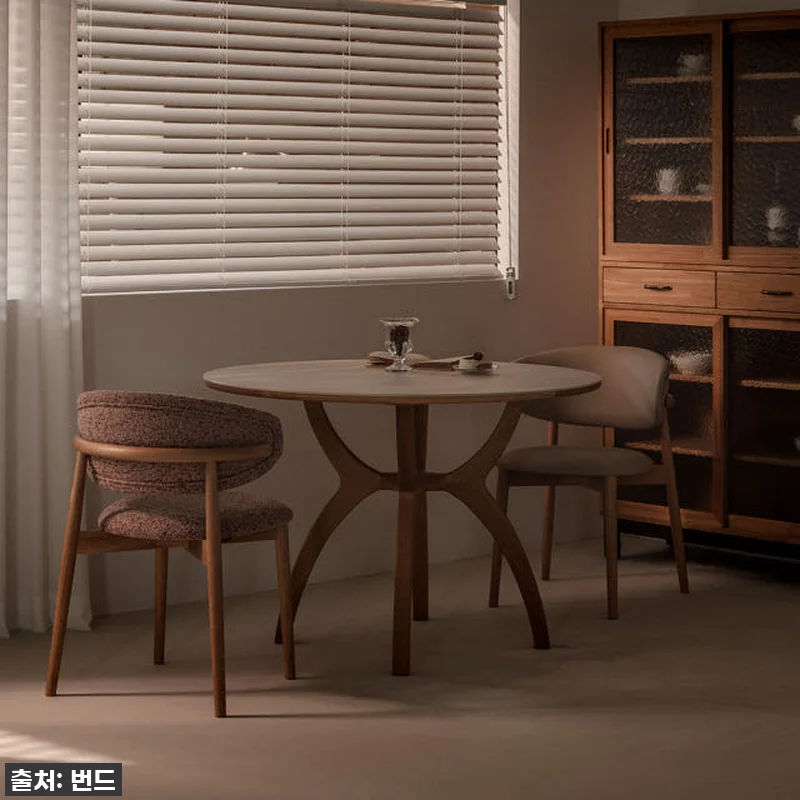 번드 카린 원형 포세린 세라믹 원목 관련 이미지 5