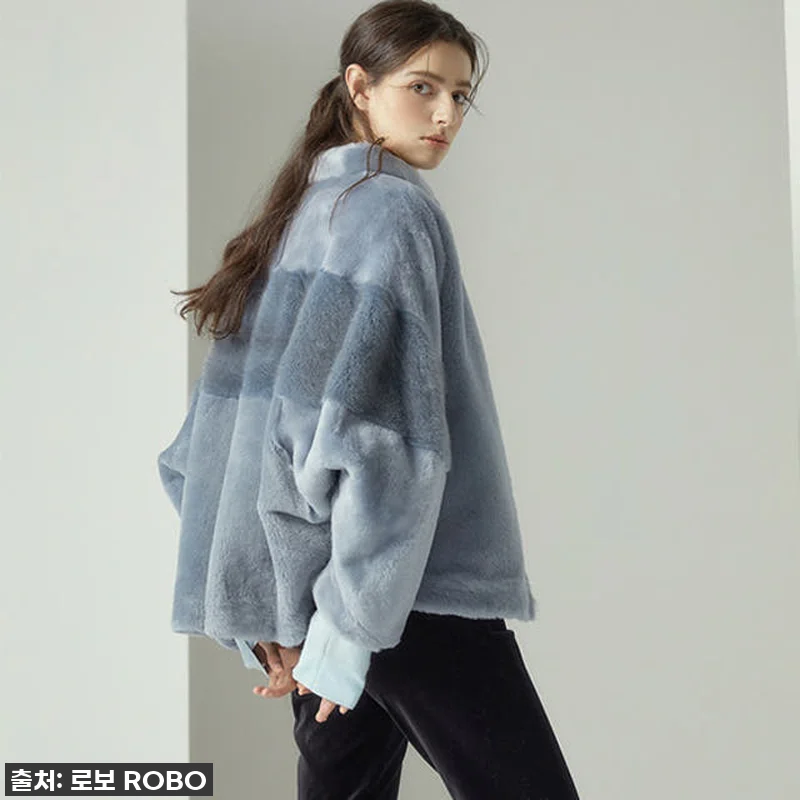 로보 밍크 콤비 무스탕 하프 코트, 관련 이미지 6