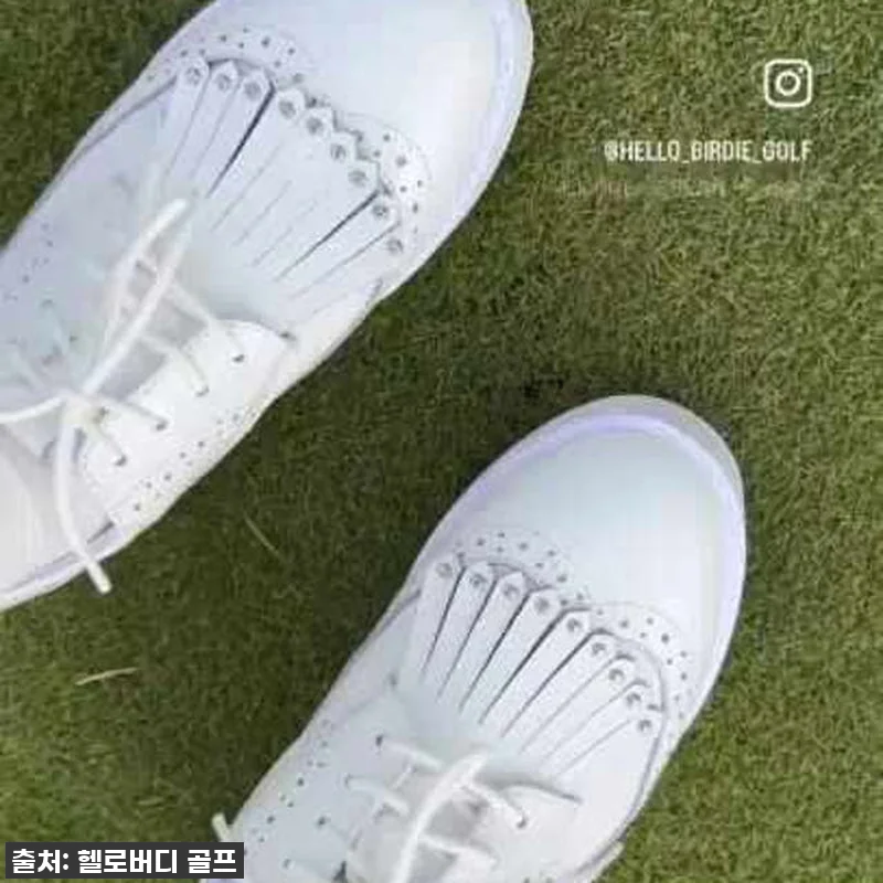 헬로버디 여성 골프화 소가죽 수제화 관련 이미지 7