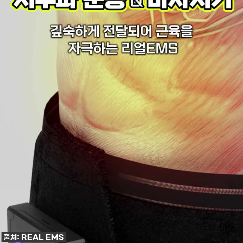 리얼EMS 챔피온 저주파 복부 운동기 관련 이미지 10