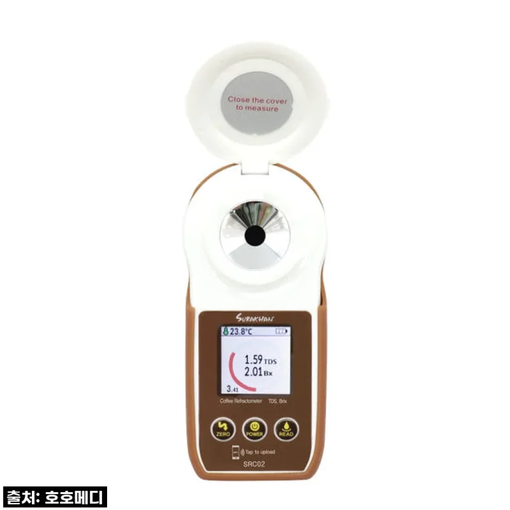 홈카페 마스터의 비밀병기? 수라칸 커피농도계 SRC02, 써보니 놀랍네요!