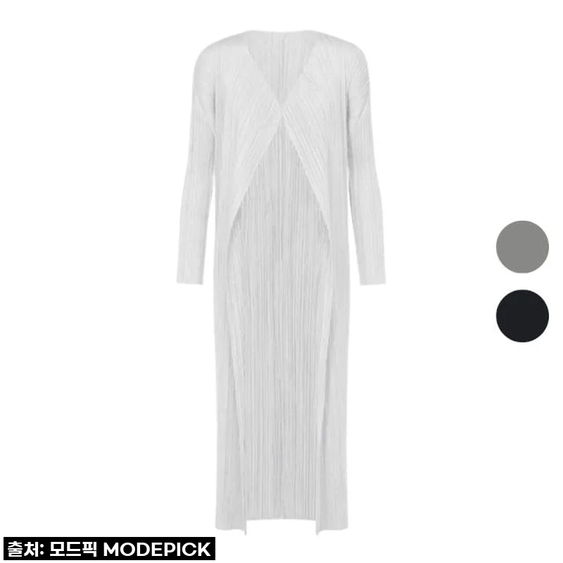 데일리룩의 품격을 높이다: 플리츠플리즈 가디건 BASICS JA109, 직접 입어보니!