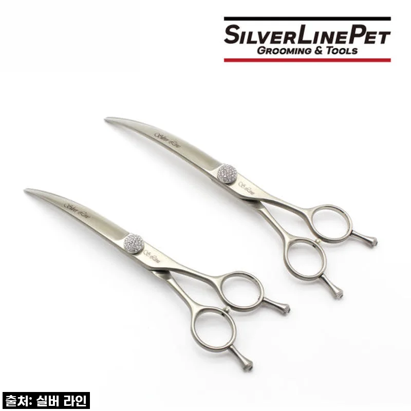 우리 아이 미용, 이제 전문가처럼! 실버라인펫 MHC 강아지 미용 딥커브 라이트 가위 사용 후기