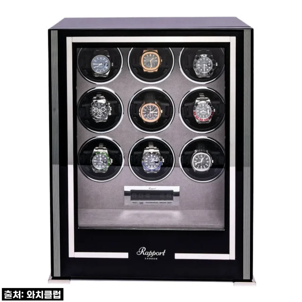 영롱한 시계들을 위한 완벽한 안식처! 라포트 런던 파라마운트 9구 와치와인더, 직접 써보니 이런 점이 좋았어요!