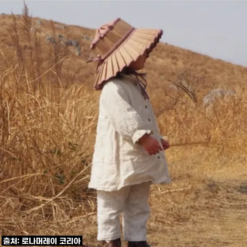 우리 아이 여름 패션 종결자! 로나머레이 플로레스 방갈로 카프리 차일드 햇 내돈내산 솔직 후기