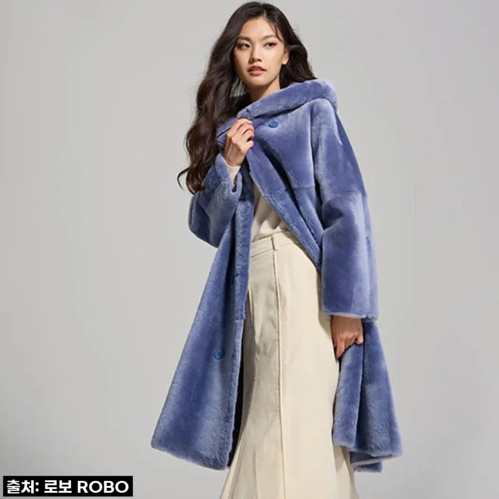 추운 날씨도 문제없어! [로보] 스페인 라도마 무스탕 코트, 직접 입어보니 감탄만 나와요!