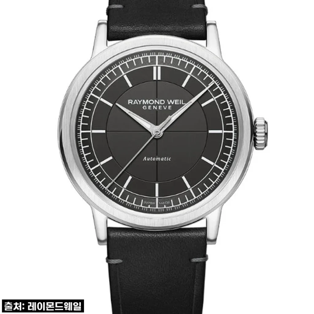 밀레짐 블랙 다이얼 가죽 39mm 시계, 내 손목 위의 작은 예술! 솔직한 사용 후기