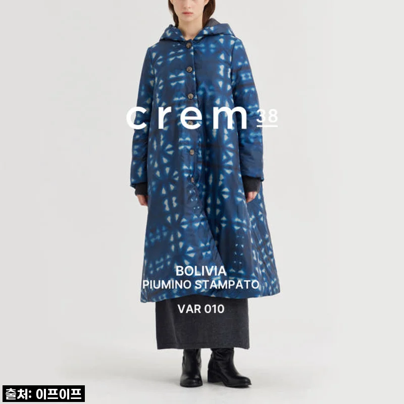 크램38 볼리비아 블루 패턴 패딩, 80% 할인에 한 번 더 반한 나의 솔직 후기!