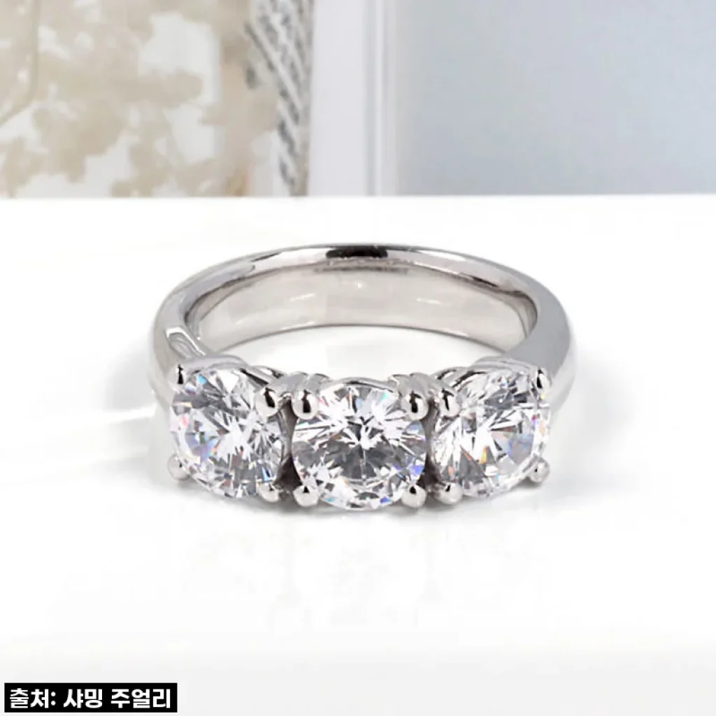 빛나는 약속의 시작, 1캐럿 다이아 반지 직접 경험해보니 (IGI GIA 랩 쓰리 스톤 웨딩 링)