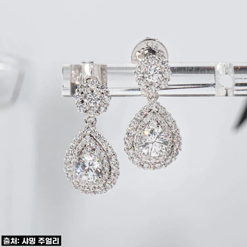 반짝임에 심쿵! 3부 다이아 귀걸이, 평범한 날을 특별하게 만드는 마법 (GIA 물방울 가데스 솔직 후기)