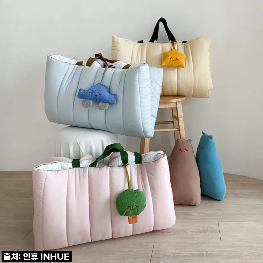 도톰한 잠비 모달 낮잠이불 세트 이불 베개커버 패드 키링 3컬러