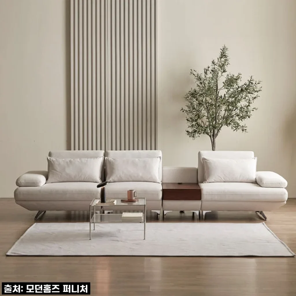 우리집 거실 분위기 반전! 모던홈즈 어거스트 일자형 리프트업 스윙 패브릭 소파 솔직 후기