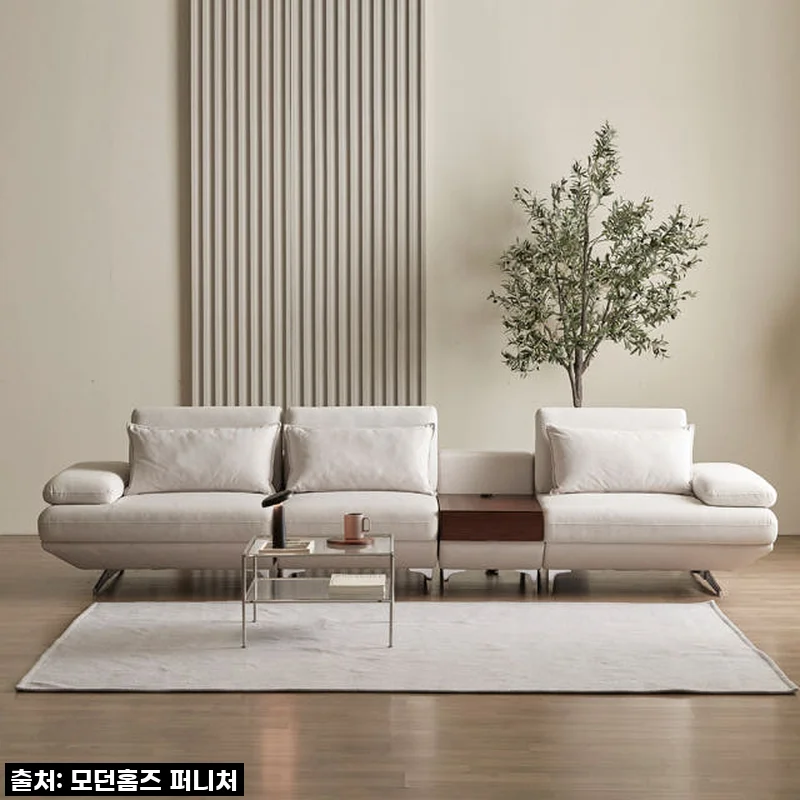 우리집 거실 분위기 반전! 모던홈즈 어거스트 일자형 리프트업 스윙 패브릭 소파 솔직 후기