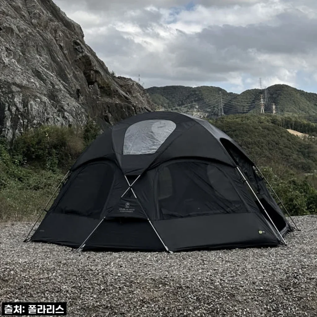 폴라리스 D1 돔텐트 돔쉘터 TPU 블랙 장박 본품 프라임 사용후기