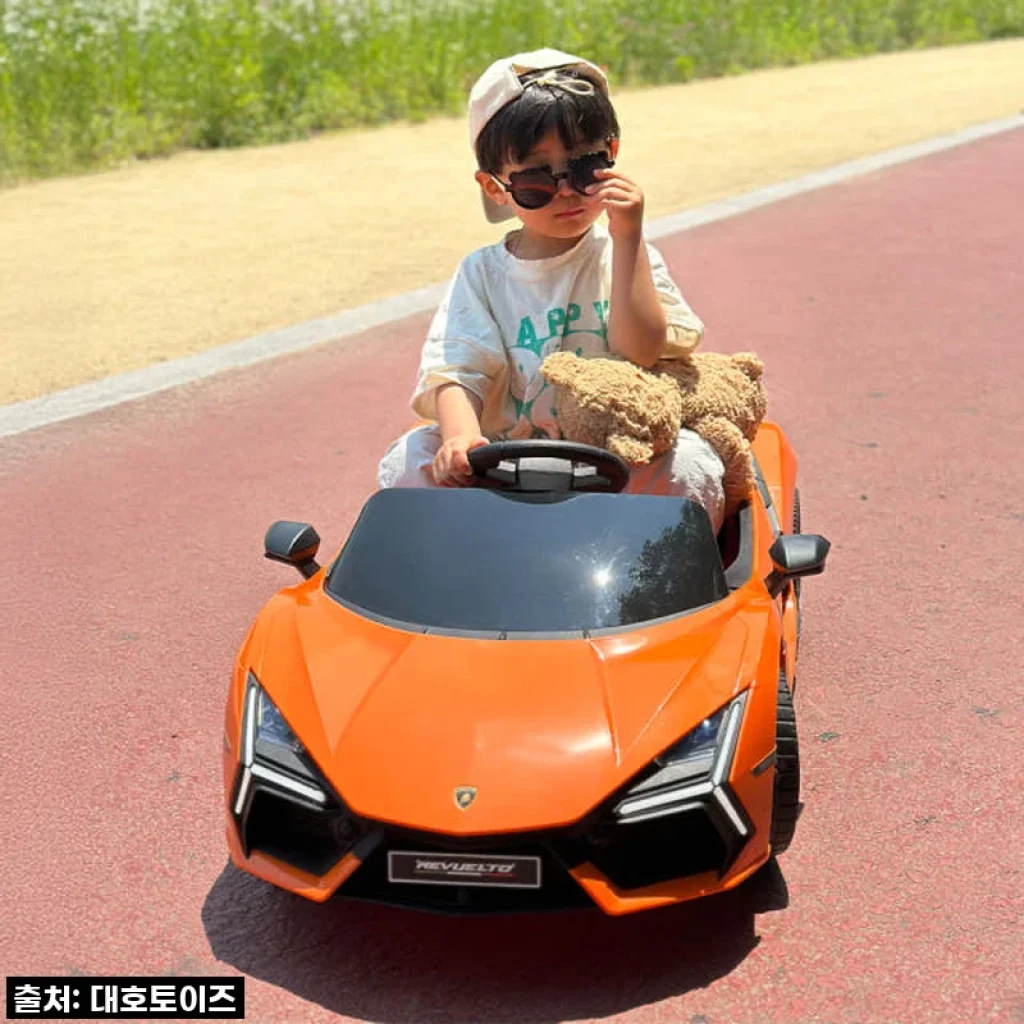 람보르기니 레부엘토 유아전동차 60주년 슈퍼 스포츠카 사용후기