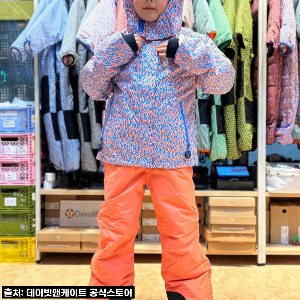 데이빗앤케이트 주니어 아동 키즈 스키복 보드복 세트 JOY SOFT RED 사용후기