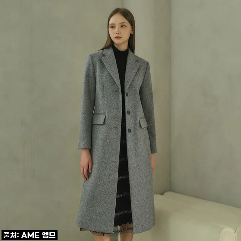 HAILEY Single tailored coat (AW Hainsworth)_grey 사용후기