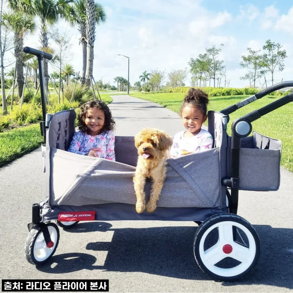 라디오플라이어 오디세이 그레이 양방향 접이식 유아 캠핑 웨건 사용후기