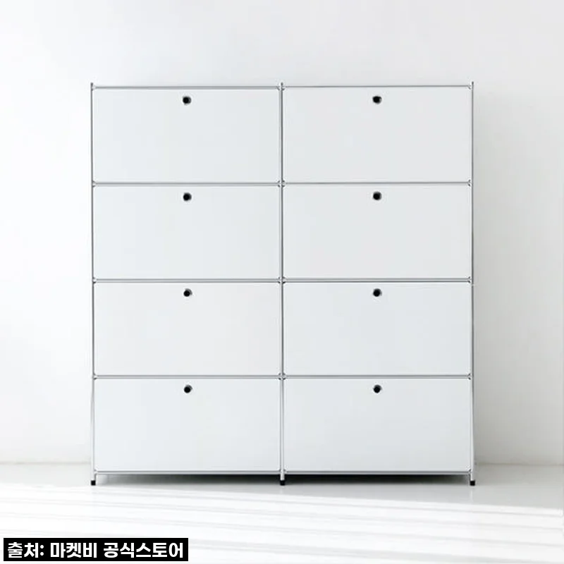 모듈가구 심플리 4x2 수납장 8문 BC102 사용 후기 – 깔끔한 디자인과 넉넉한 수납 공간이 매력적인 수납장