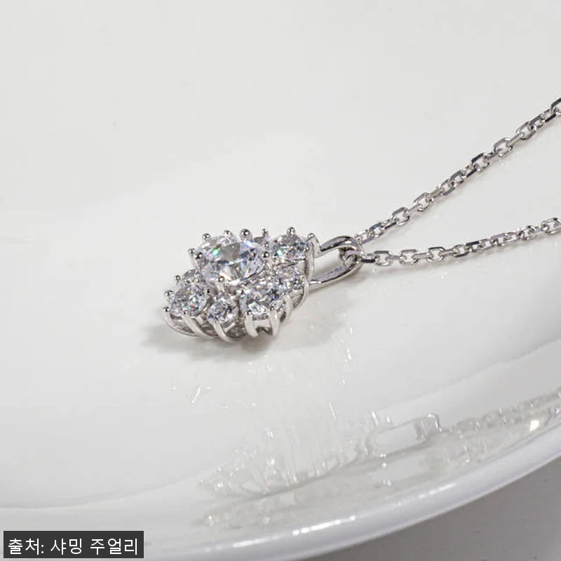 5부 다이아 목걸이 천연 현대 우신 관련 이미지 1