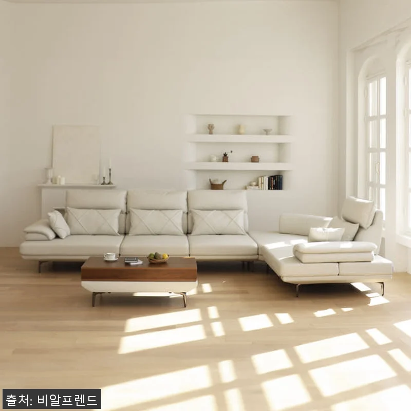 실리콘 비건가죽 아머쇼파 4인용 사용 관련 이미지 1