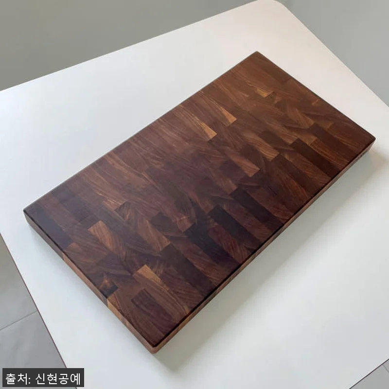 신현공예 월넛 호두 통원목 우드 주방 관련 이미지 1