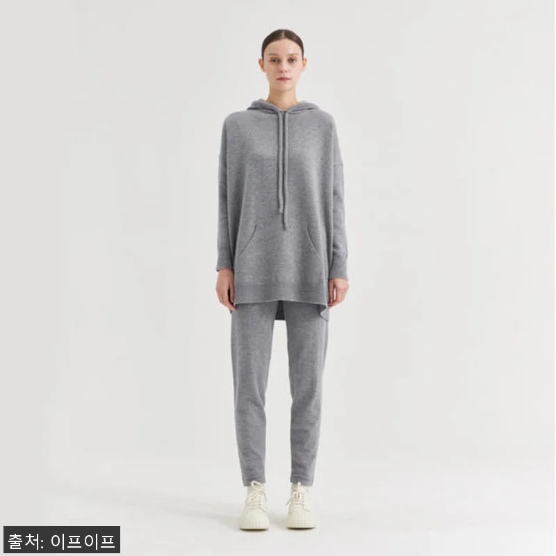크램38 에르콜레 그레이 니트 조깅 관련 이미지 1